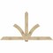 Ekena Millwork Redmond Rough Sawn Timber Gable Bracket, Douglas Fir, 96"W x 52"H x 2"D x 6"F, 13/12 Pitch GBW096X52X0206RED00RDF - alternate 1